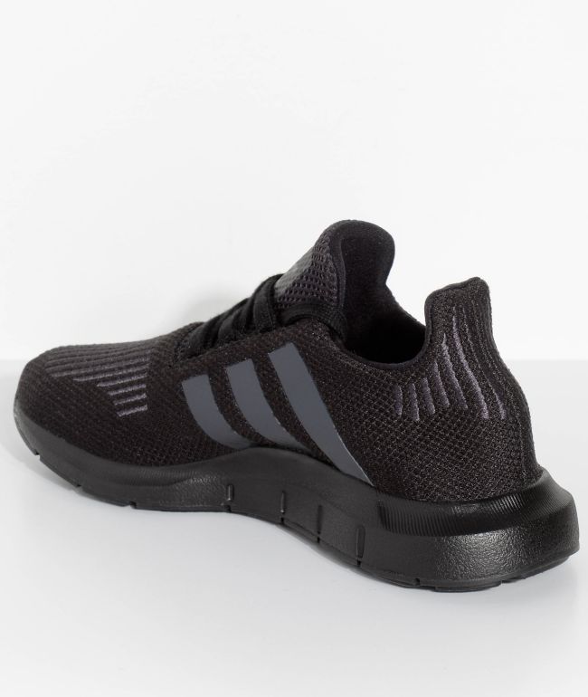 black adidas shoes youth